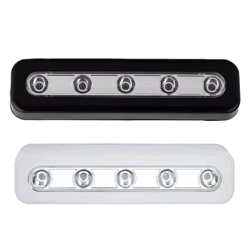 

Battery 5Led Night Light Trunk Touch Pat Light Reading Lamp Creative Wall Lamp for Stairway Bathroom Mini Cupboard Wardrobe