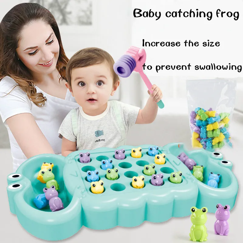 Горячая Распродажа Baby Catch Frog жадные бобы Раннее Обучение веселье головоломка