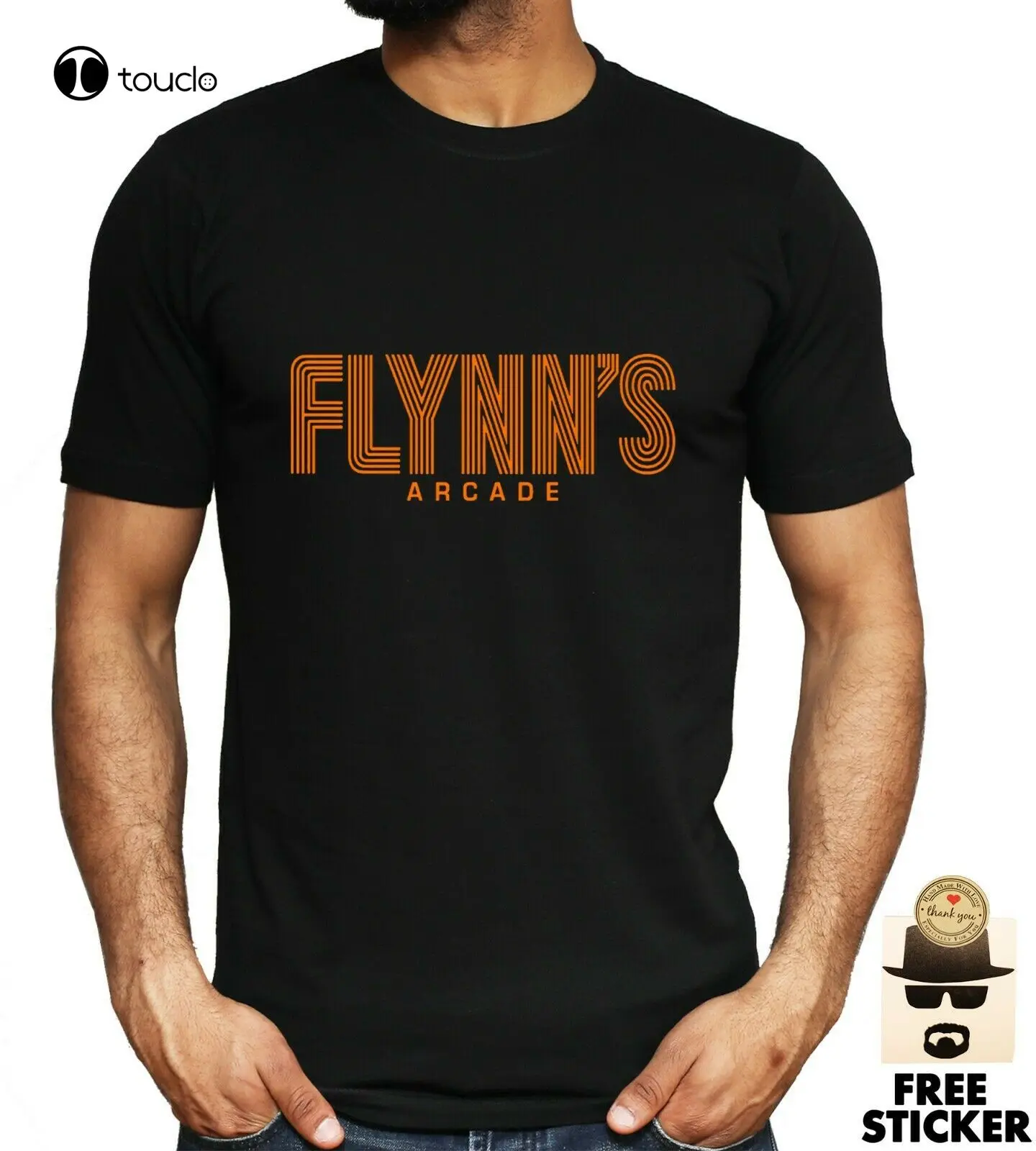 

Flynn'S Arcade T Shirt Tron Inspired Retro 80'S Gaming Film Movie Unisex Tee Top men's casual shirts