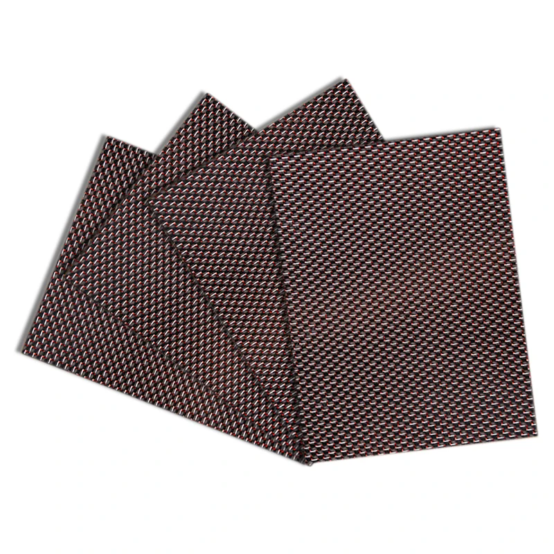 195x240 мм 3K лист из углеродного волокна с цветным покрытием красная и