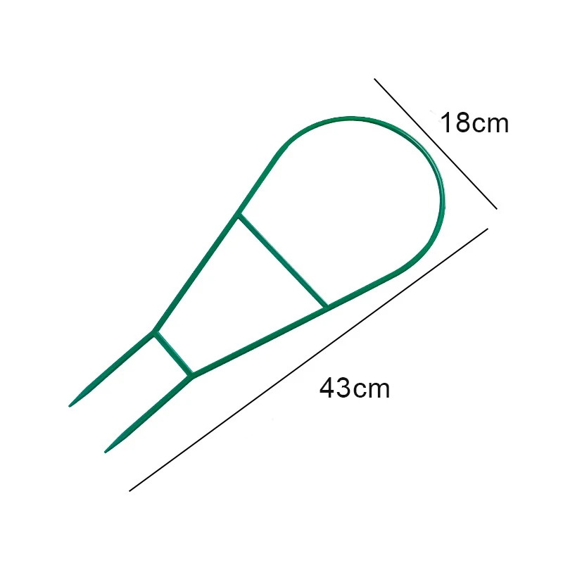 

4pcs Climbing Vines Rack Plant Potted Support Frame Plastic Flower Vegetables Decorative Semicircular Bracket MOWA889