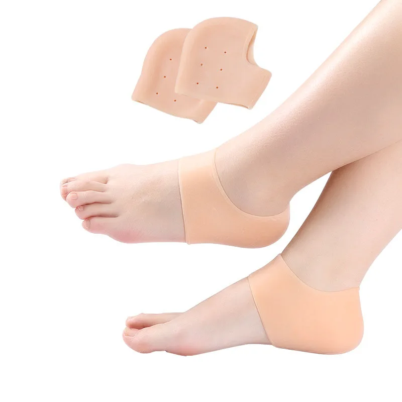 

Feet Care Invisible Silicone Socks Moisturizing Gel Heel Thin Socks with Hole Cracked Foot Skin Care Protectors Foot Care Tool
