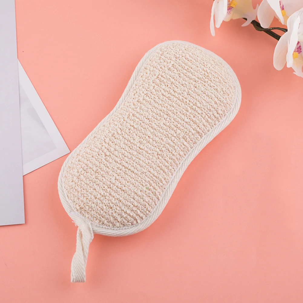 Скребок для чистки кожи мужчин и женщин однотонная губка в форме люфы из