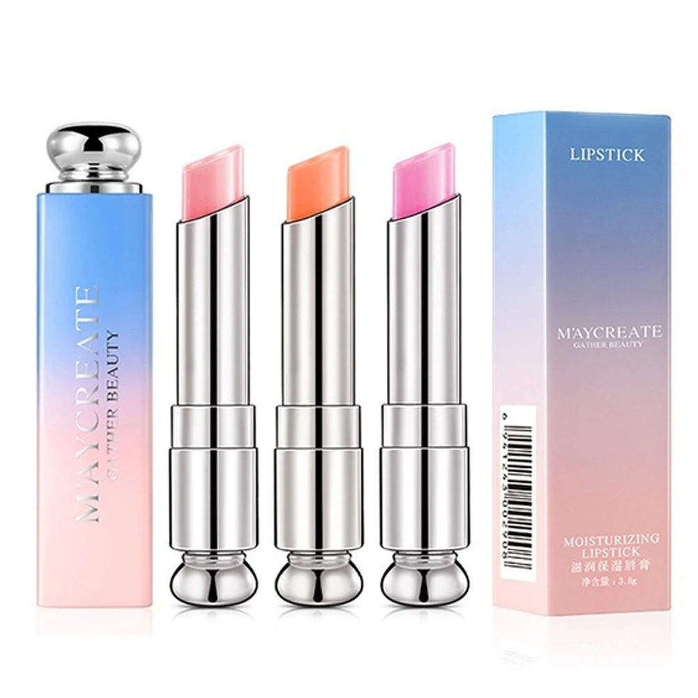 

Moisturizing Balm Discoloration Lipstick Temperature Change Lip Balm Long Lasting Makeup Lipstick Lip Care