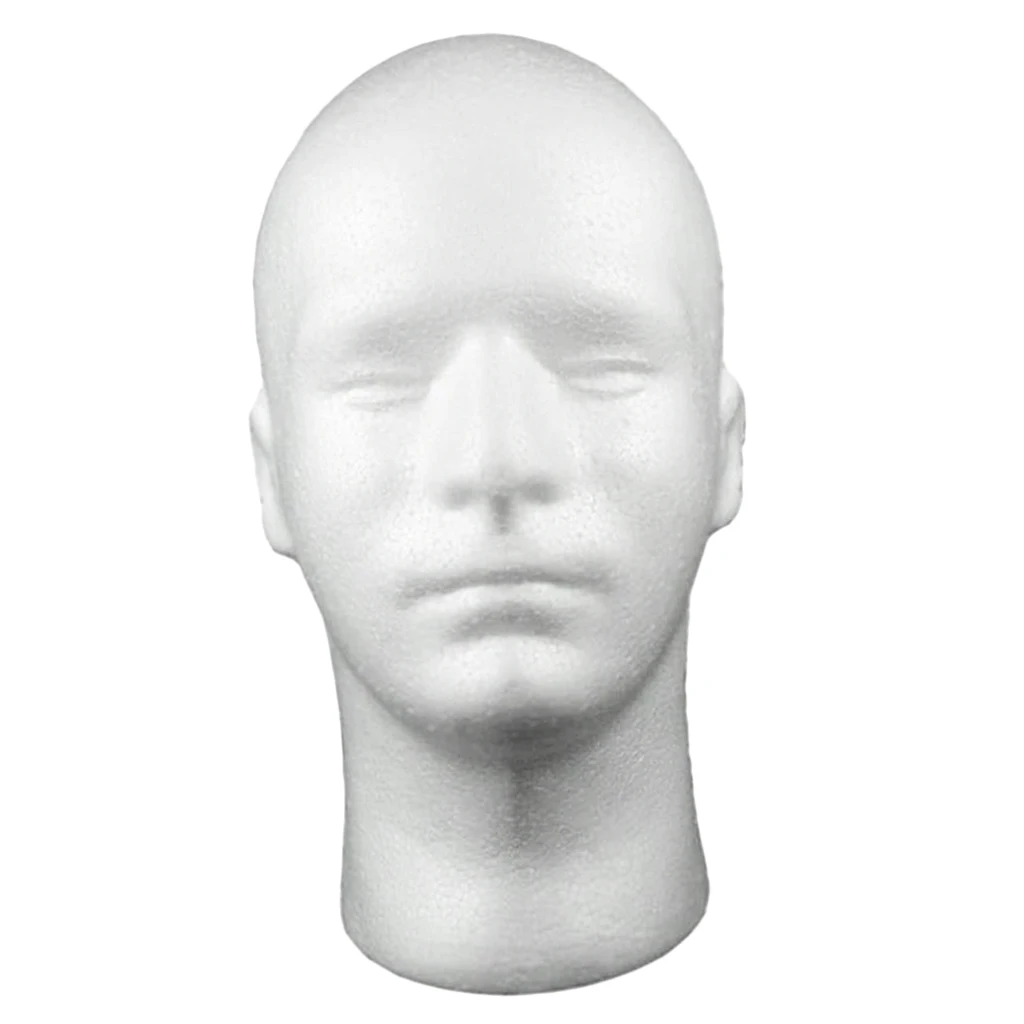 Голова-манекен из пенополистирола для мужчин держатель подставки парика дома