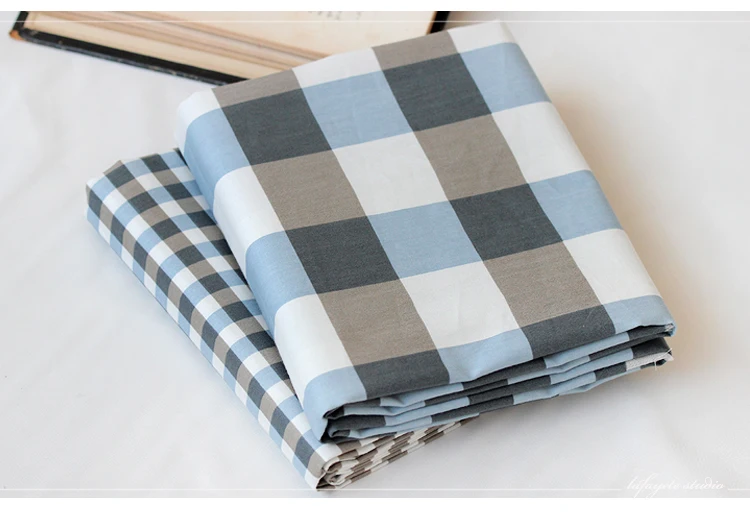 ZAKKA Красочные простые клетчатые Саржевые цветочные хлопчатобумажные ткани