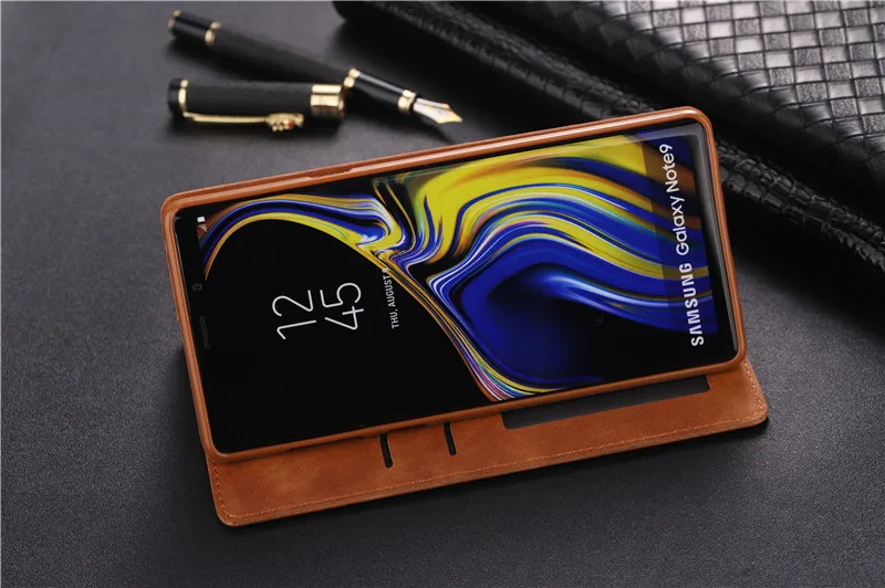 Чехол для samsung Galaxy J4 J6 плюс 2018 S7 S8 S9 S10 A6 A8 A9 s A7 S10E 5G Note 9 5 кожаный чехол-портмоне с