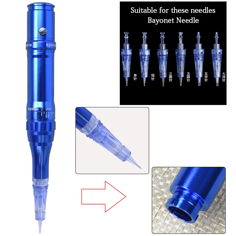Высококачественная беспроводная аккумуляторная тату-ручка для бровей