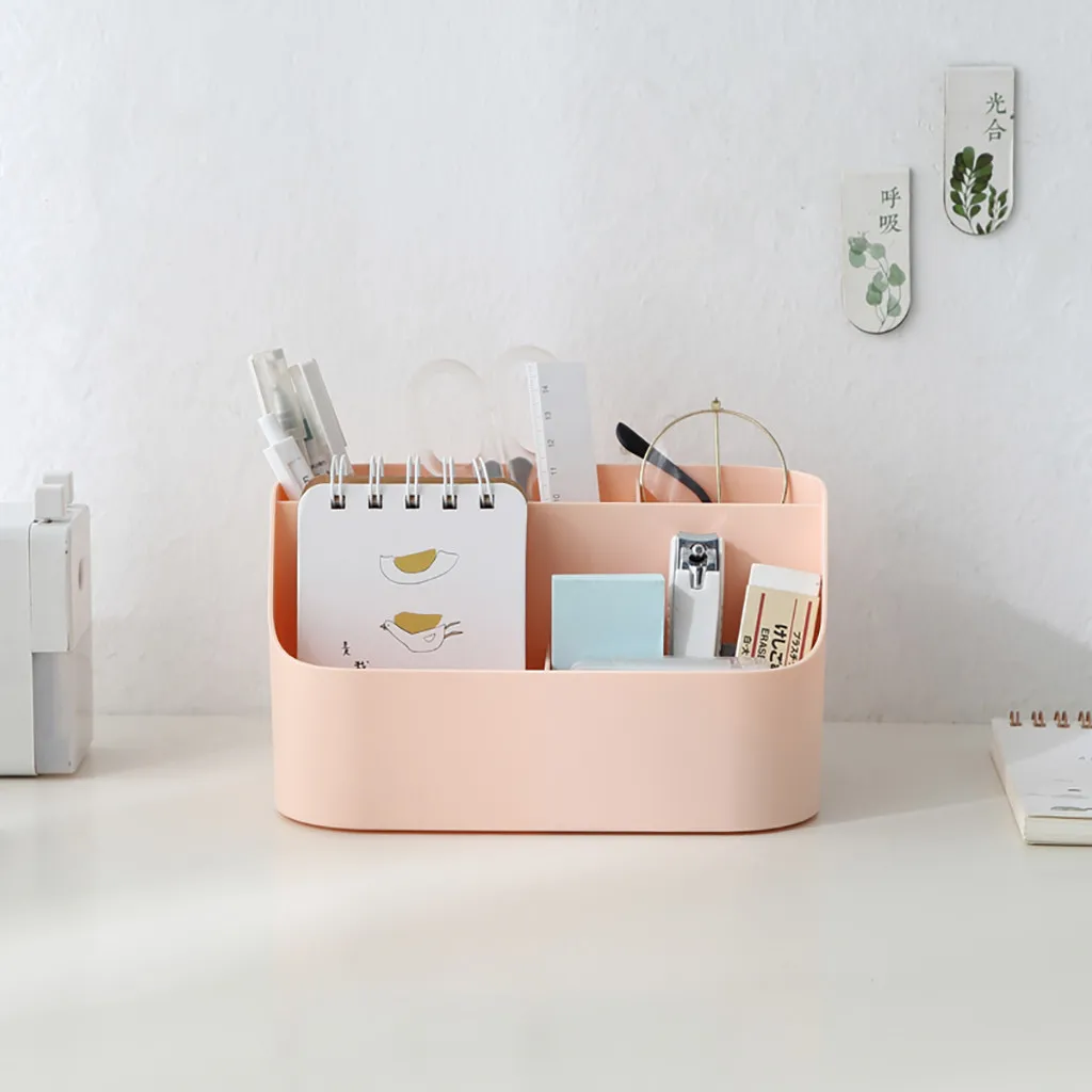 Partition Multi-functional Products Remote Control Cosmetics Storage Box Rangement Maquillage Cosmetic Make Up Organizer | Дом и сад