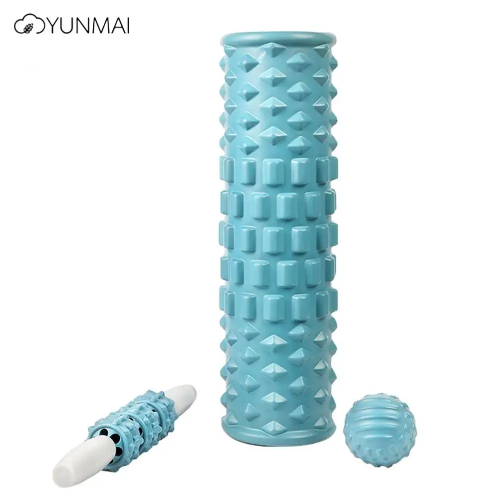 YunMai 3D стерео массажный набор 3 в 1 массажная палочка для йоги Массажный мяч