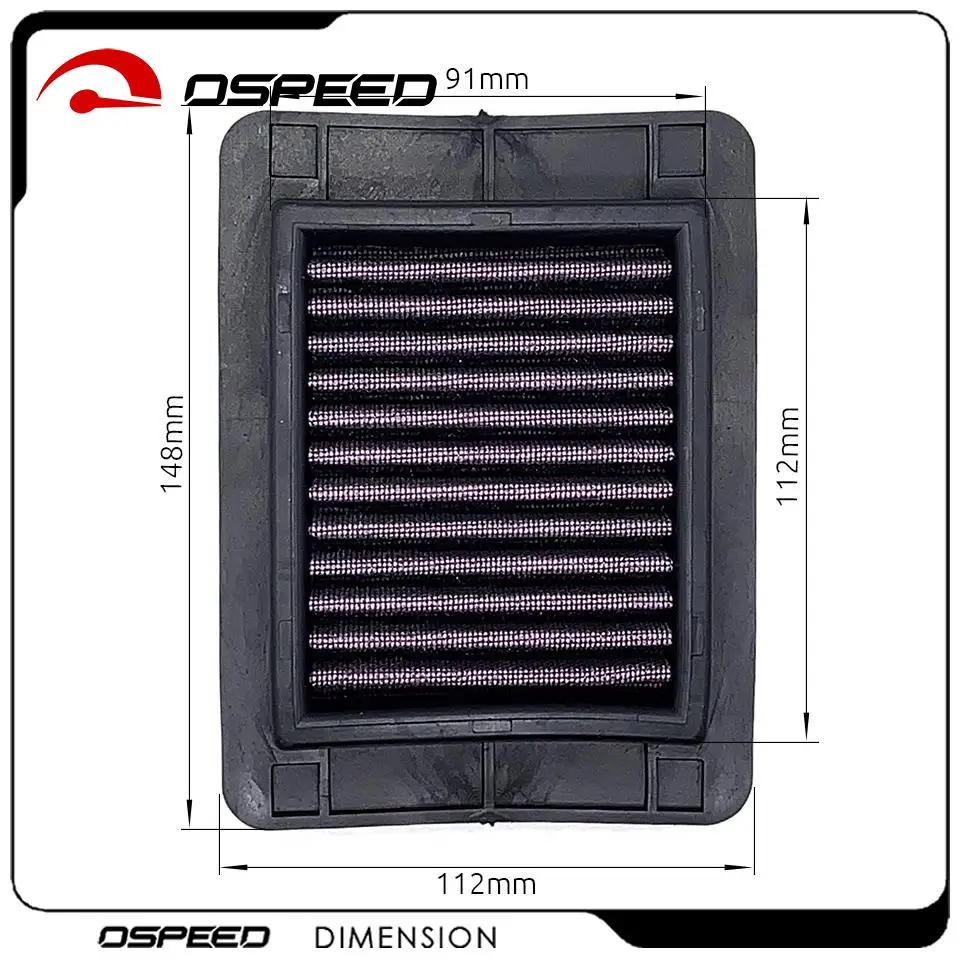 

For Yamaha MT03 MT25 YZF R3 R25 Tmax 530 500 2019-2008 Motorcycle Parts Air Cleaner Intake Filter Replacement Mixture Air Filter