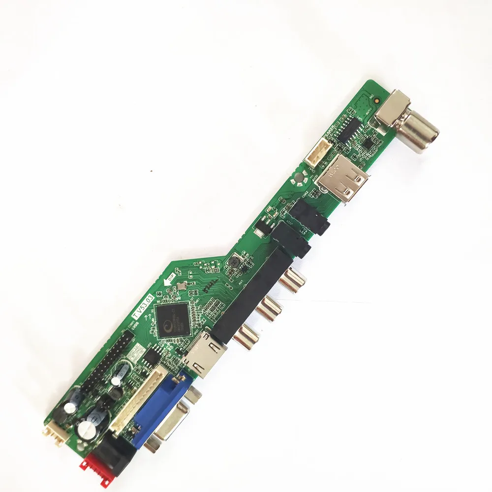 Для B156XW02 V2 HW1A/4A/5A WLED LVDS 40Pin 1366*768 HDMI-совместимый VGA USB AV RF TV56 контроллер привода 15 6" |