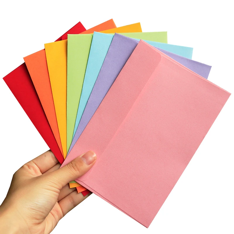 10pcs Blank Paper Enevelope Colorful Retro Party Inviation Envelope Greeting Cards Postcard Gift Stationery Supplies |