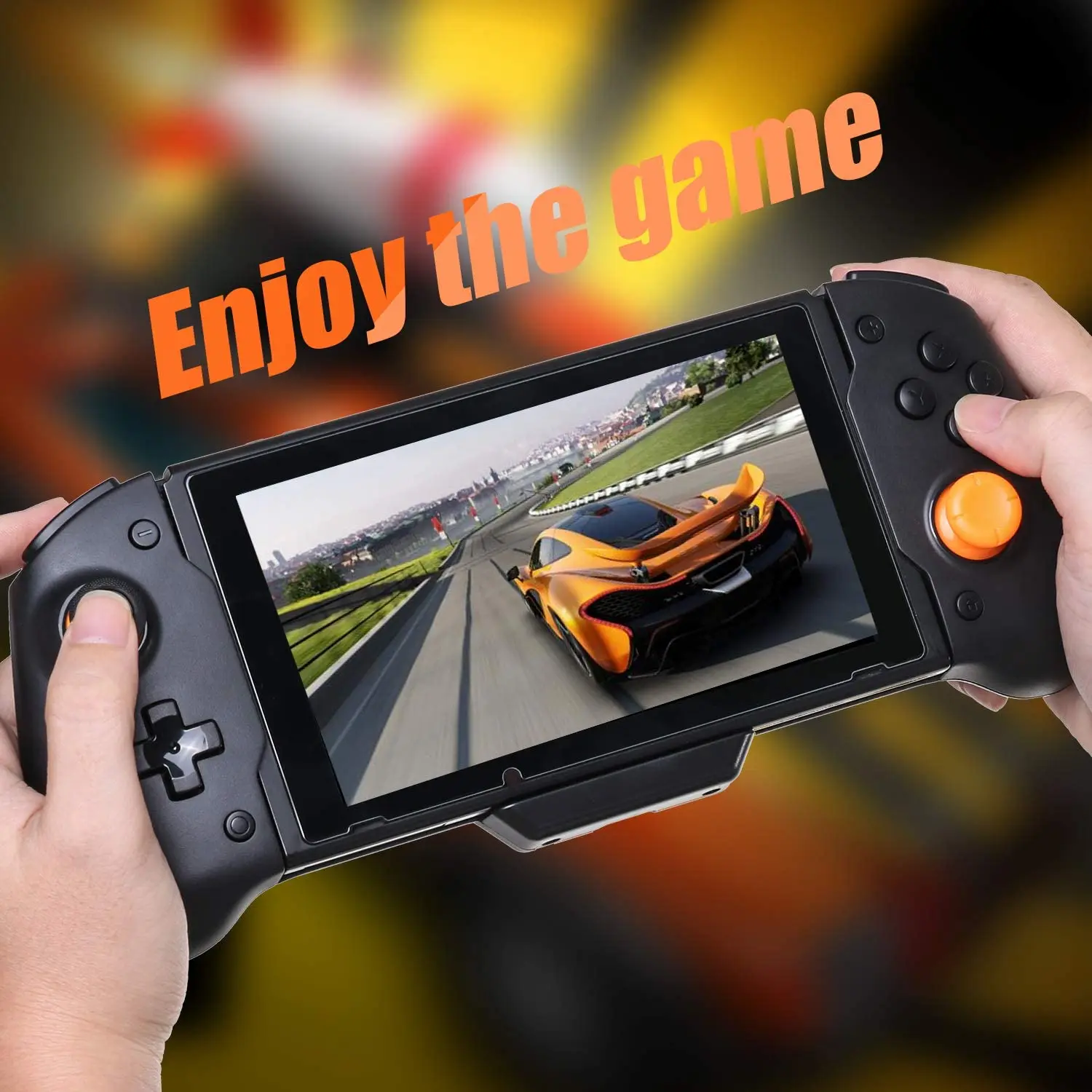 

For Nintendo Switch Handheld Controller Grip Gamepad Joystick Double Motor Vibration Built-in 6-Axis Gyro NS Travel Accessories