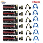 100 шт. COVYIV 009s PCI Extender Riser карта PCI-EPCIE USB 3,0 к 6pin адаптер кабель добыча стояк 60 см для видеокарты в наличии