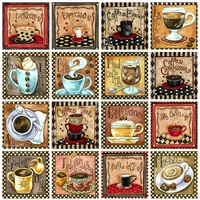 royal secret full round diamond embroidery coffee cup 5d diamond painting cross stitch scenery rhinestone pictures home decor