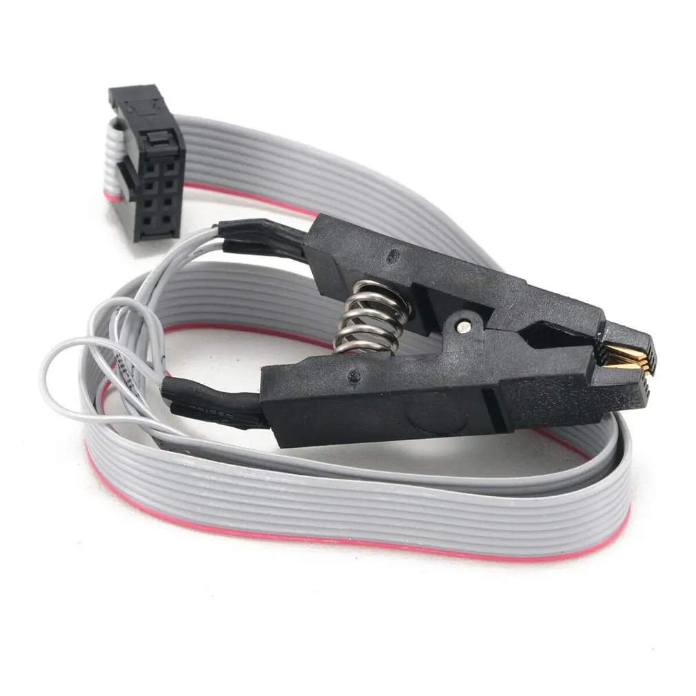 Программист SOIC8 SOP8 тестовый зажим для EEPROM 93CXX/25CXX/24CXX WCH341A Flash BIOS USB 1 8 V адаптер Soic8