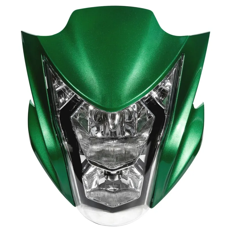 

Мотоциклетная черная фара, обтекатели, фара, налобный фонарь для Kawasaki ER6N 2012-2015 2013 2014, 2 цвета