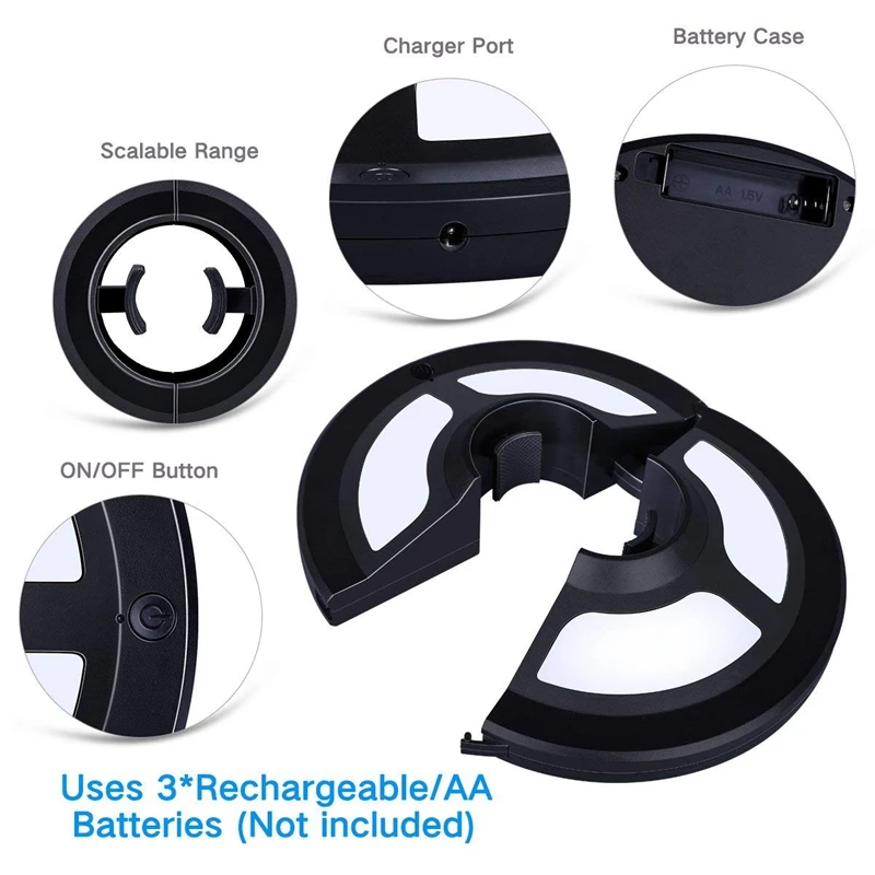 Patio Umbrella Light 2 Brightness Mode Cordless 36 LED Lights at 220 lux- 3 x AA Battery Operated Pole for | Лампы и освещение