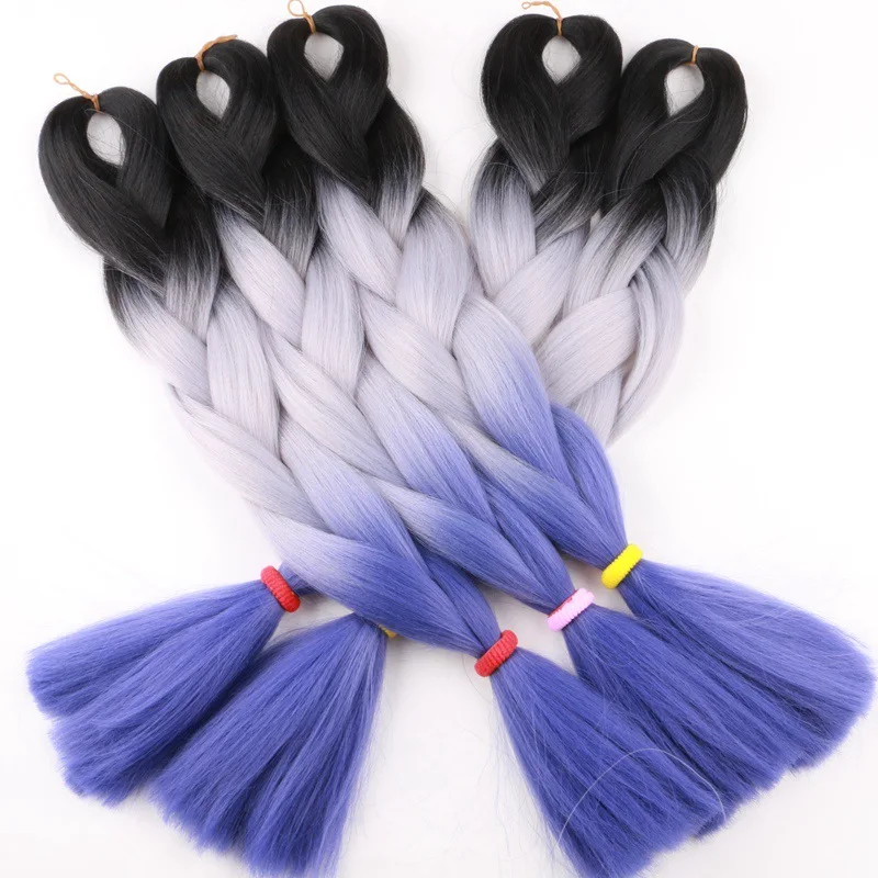 #12 Desire for hair 24 дюйма 100 г bling Блестки для волос mix большие синтетические косы плетение волос для наращивания - Цвет: #12