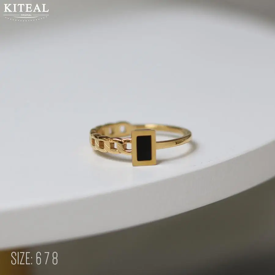 KITEAL горячие продажи 18KGP Позолоченные размер 6 7 8 женские суставные кольца