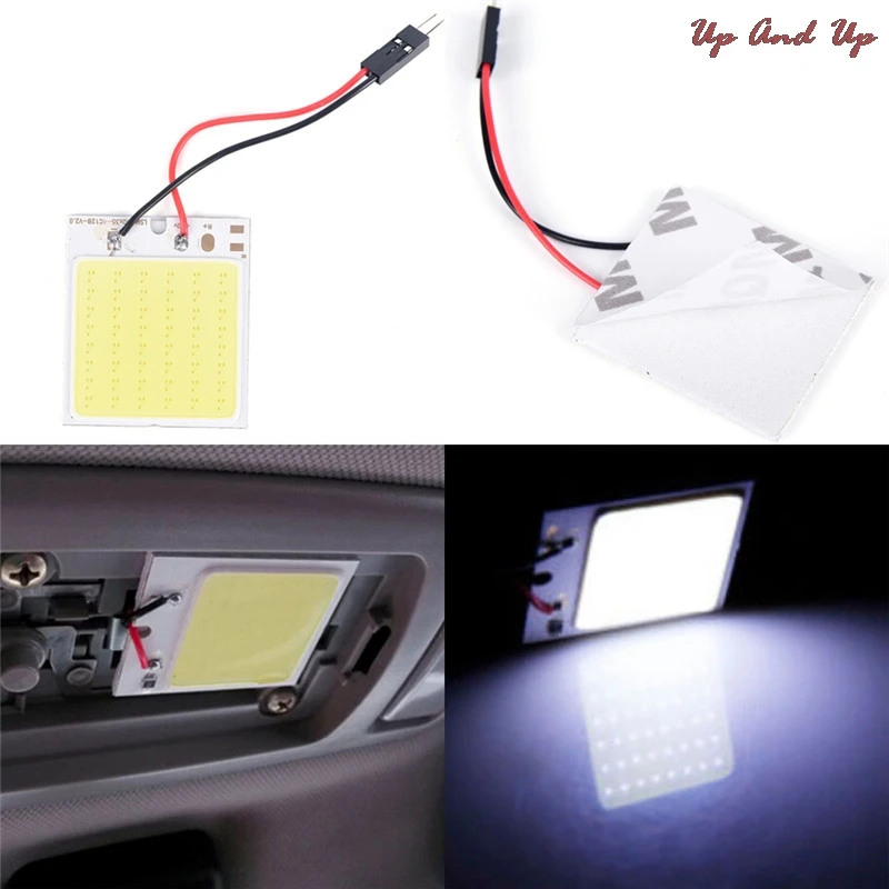 

48 SMD COB LED T10 4W 12V Light Car Interior Panel Lights Dome Lamp Bulb+Parts
