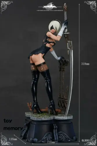 2B Рисунок ограничен 1/7 смола статуя ограниченная | Игрушки и хобби