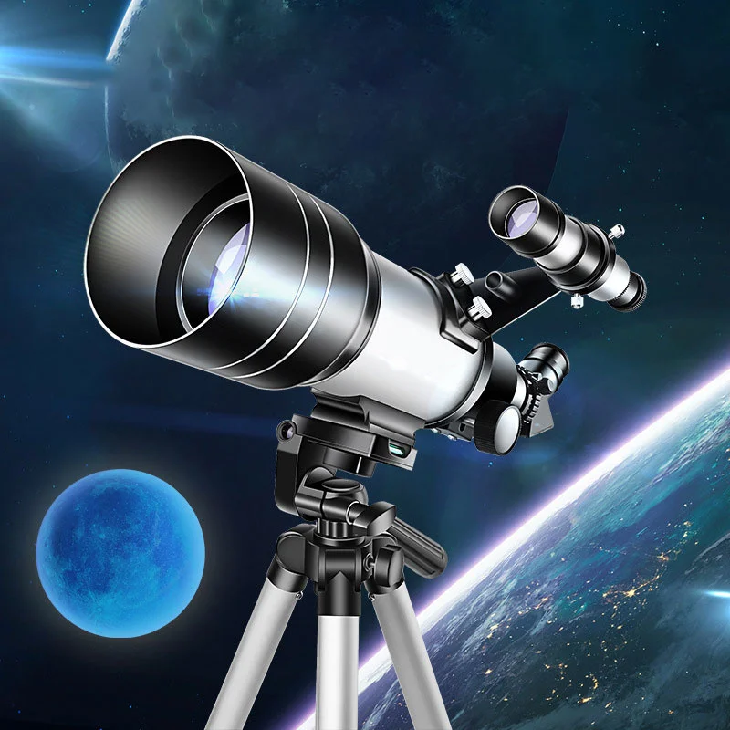 

Professional astronomical telescope, 150x zoom portable high-power tripod, night vision, deep space stars, moon and universe