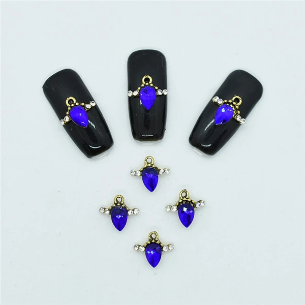 10PCs-926-20 10 шт./партия, 3D украшения для ногтей, аксессуары для ногтей, хрустальные бриллианты, стразы, блестящие 3d украшения - Цвет: 10PCs-926-20