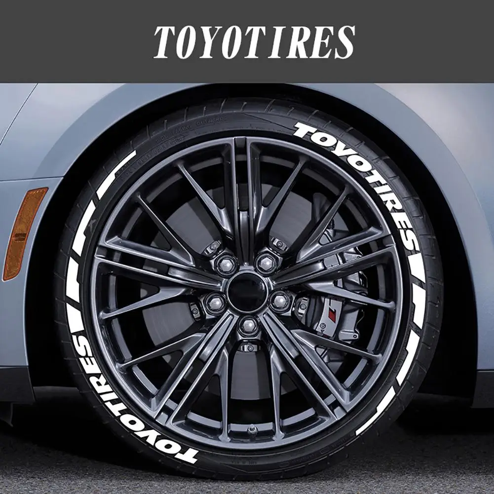 Резиновое автомобильное колесо наклейки персонализированные универсальные