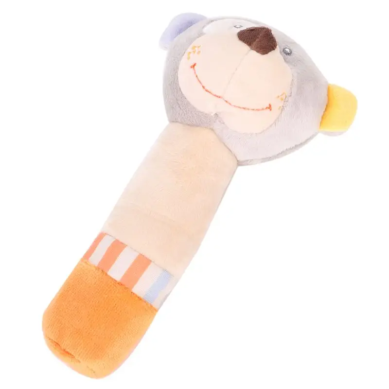 1 шт. мягкая плюшевая погремушка захватывающая Успокаивающая животные BB ручная