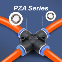 pneumatic fittings pza series water pipes and pipe connectors direct thrust 4 to 12mm pza plastic hose quick couplings