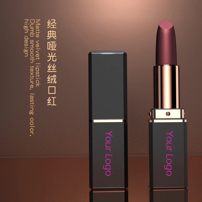 

40pc Custom Logo Wholesale Matte Lipstick Tubes Waterproof Long Lasting Sexy Lipstick Pigments Makeup Maquillaje ( No color box)