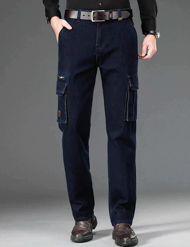 jeans reto casual, calça pesada, plus size,