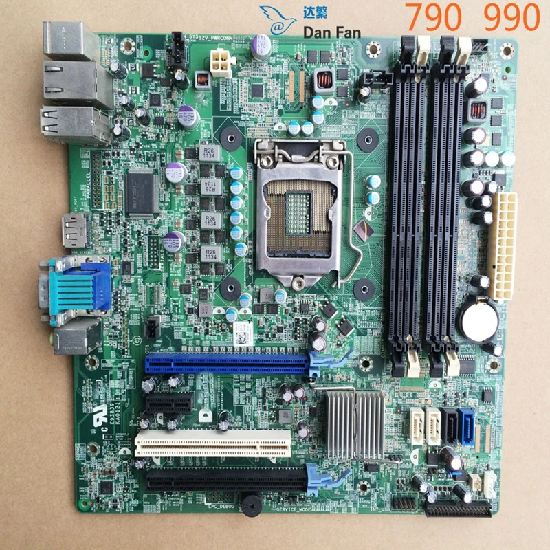 Материнская плата LGA1155 Q67 DDR3 для DELL Optiplex 990 790 T1600 MT полностью рабочий|Материнские
