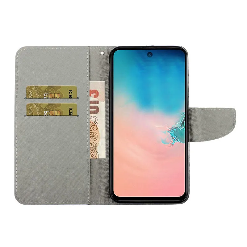 Модный Цветной чехол из ТПУ с рисунком для Xiaomi Redmi Note 8 T искусственной кожи ручной
