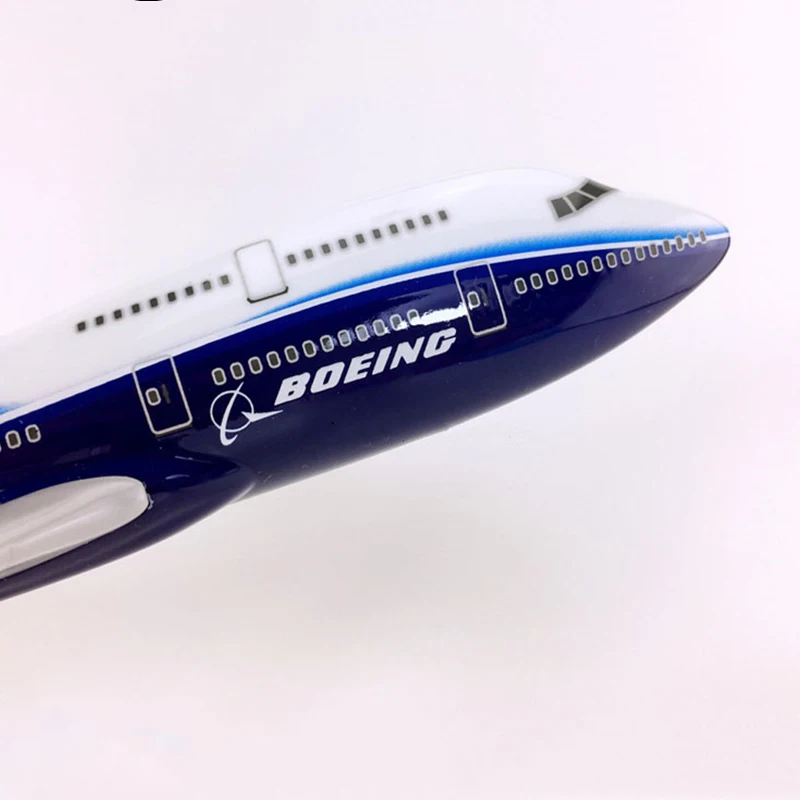 30 см самолет Boeing B747 модель прототипа из смолы литой под давлением игрушки детский