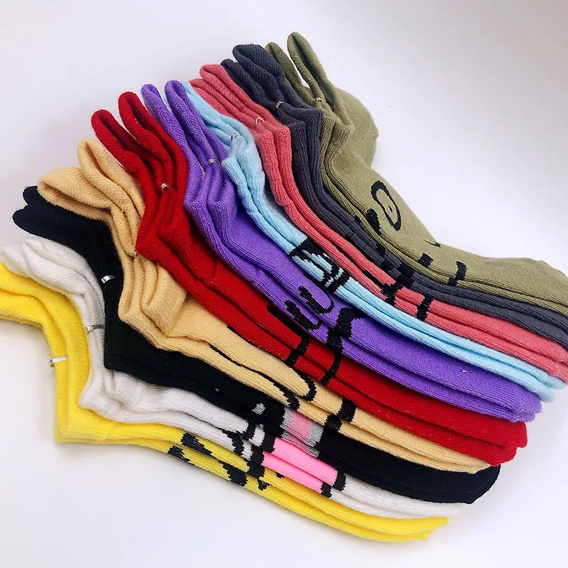 Кавайные носки унисекс Женские ботильоны красочные забавные для девочек в