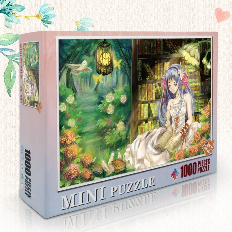 1000 штук Пазлы для взрослых сборка картины пейзаж бумага декомпрессия