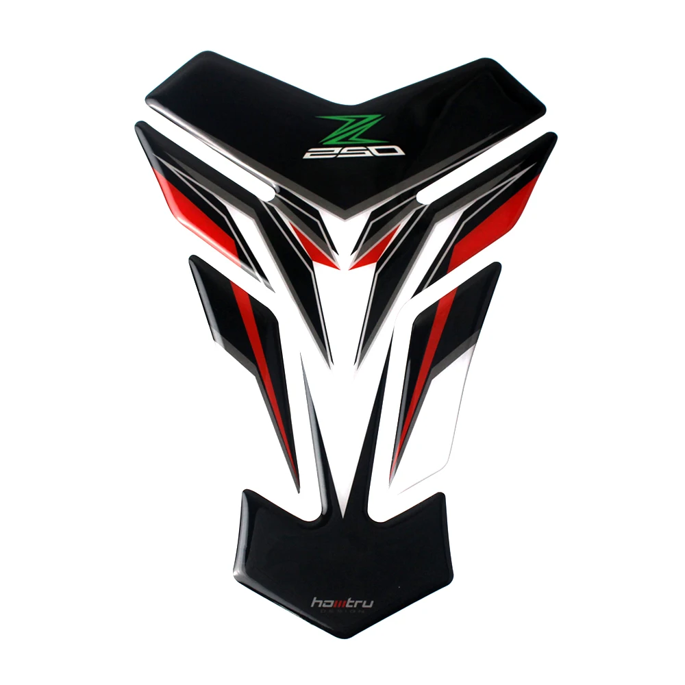 

ForKawasaki NINJA Z250 Z250R Fishbone Sticker Fuel Tank Protector 3D Motorcycle Decoration Sticker Motorcycle Fuel Tank Sticker