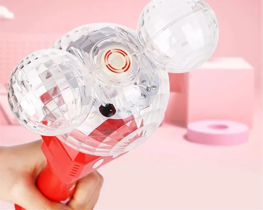 

Disney New Automatic Bubble Machine Children Soap Bubble Blower Boys Girls Outdoor Juguetes Children Outdoor Toys Brinquedos Toy