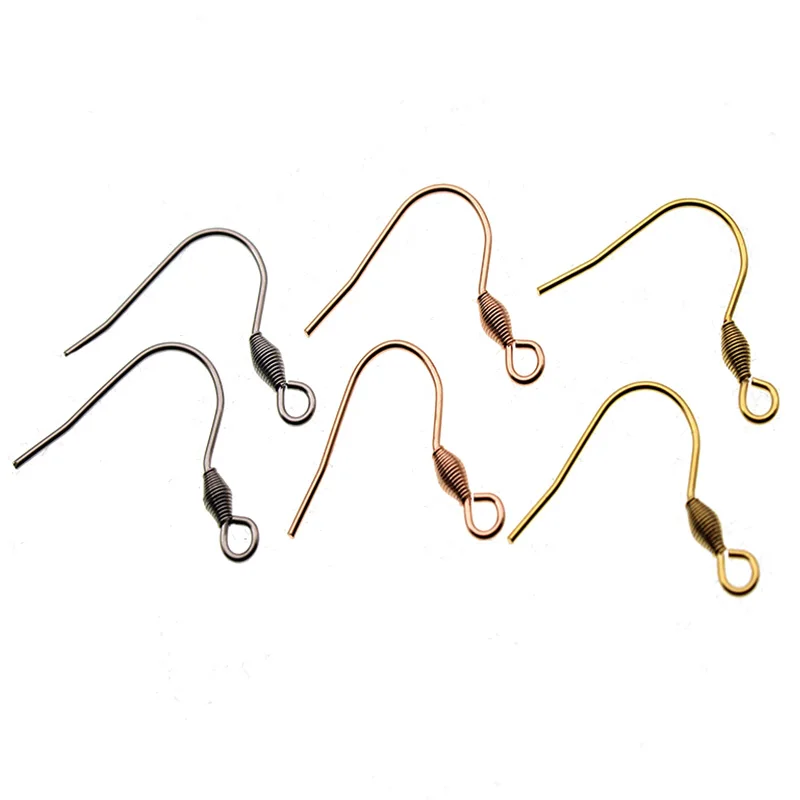 Застежки-крючки для сережек сделай сам проволока из нержавеющей стали под