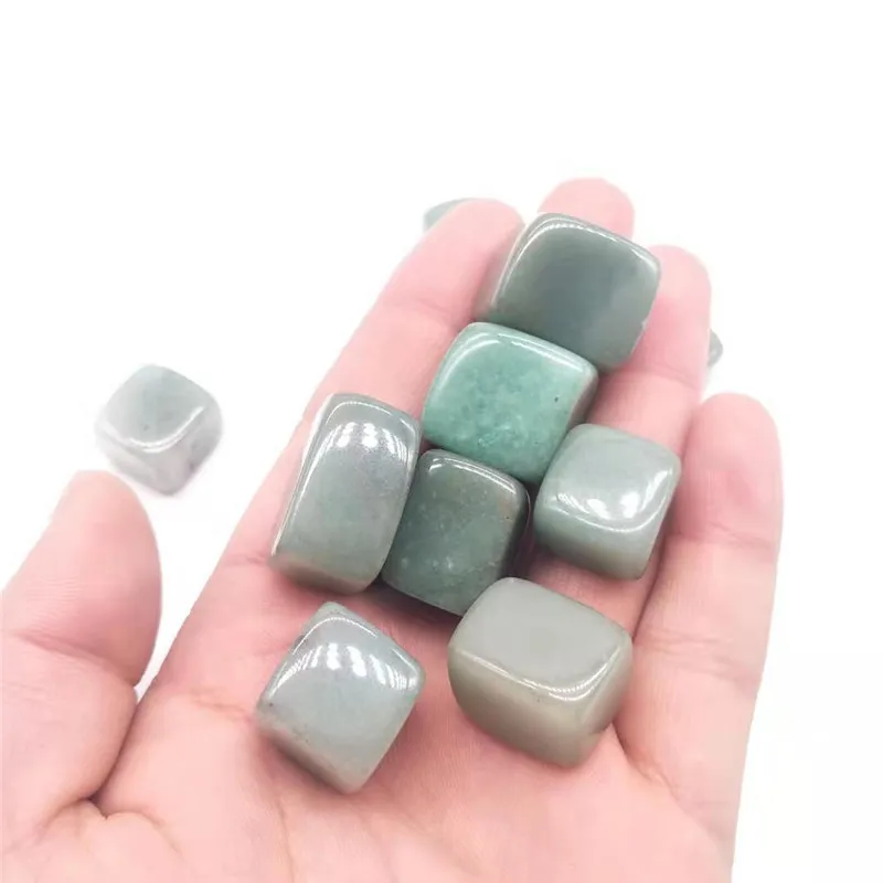 Натуральный зеленый авантюрин кварцевый камень гранулированный кристалл кварц