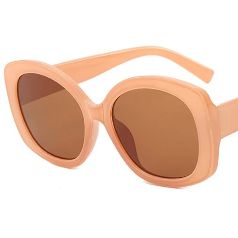 

Fashion Sunglasses Oval Unisex Sun Glasses Retro Adumbral Anti-UV Spectacles Oversize Frame Eyeglasses Ornamenta A++