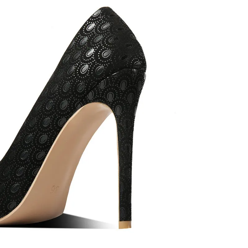 2020 женская обувь очень высокий каблук туфли-лодочки Модная с изображением