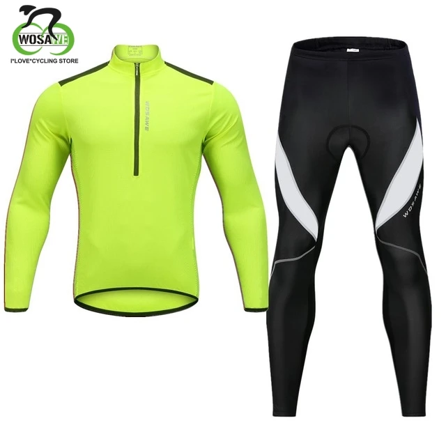 WOSAWE, Мужская одежда, Ropa Ciclismo, гоночный велосипед, Джерси, Майки для велоспорта, с длинным рукавом, MTB, рубашки, половина молнии, велосипедная одежда