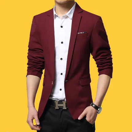 2020 новый осенний модный весенний мужской повседневный приталенный костюм