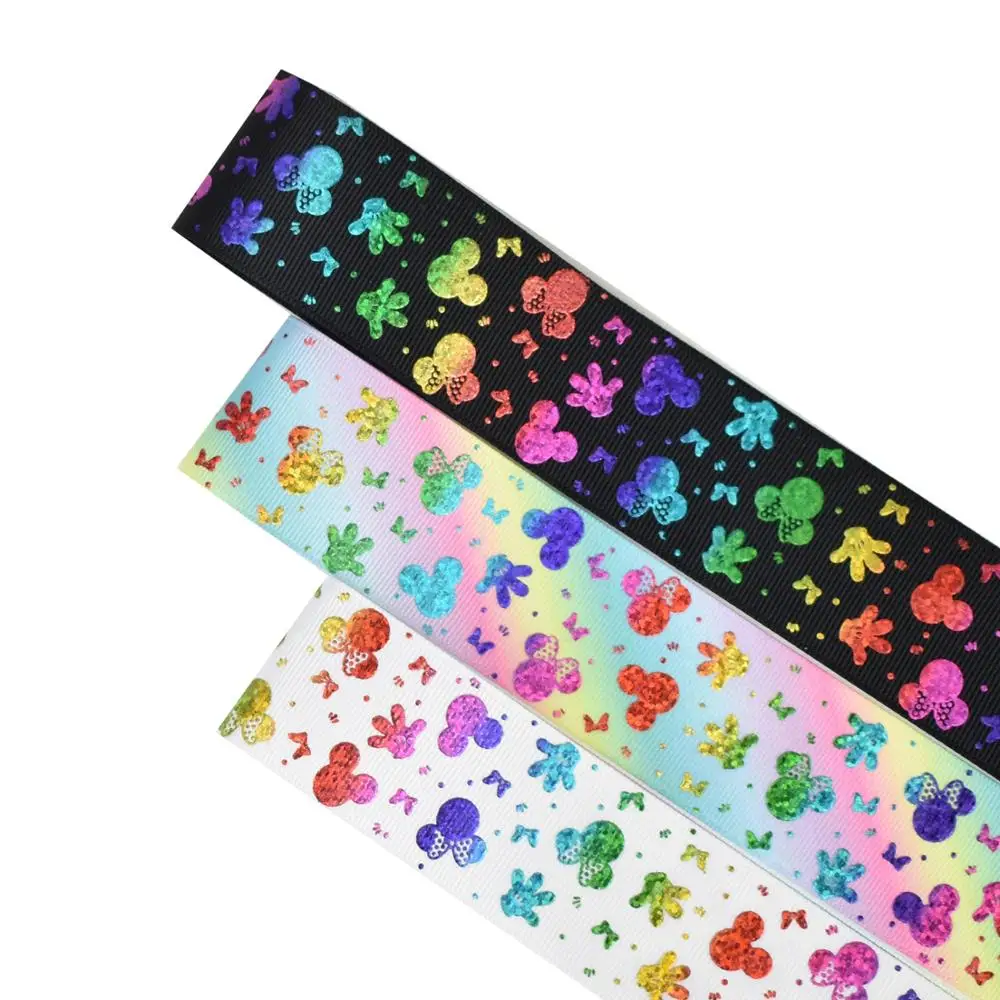 

HSDRibbon Free Shipping 38mm 1-1/2inch hsd-design custom Pattern on Grosgrain Ribbon