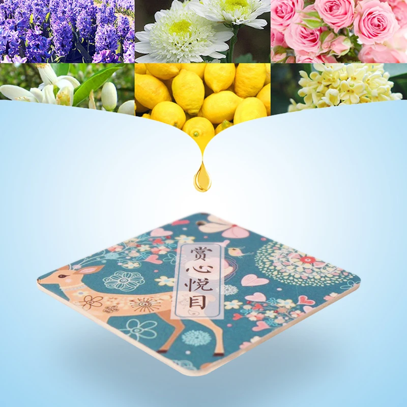 Индивидуальный освежитель воздуха для автомобиля красивый узор красочный