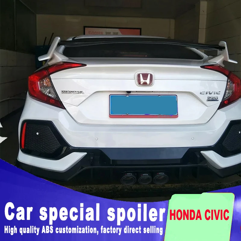 Большой держатель для телефона автомобильные спойлеры honda civic 2016 2017 2018